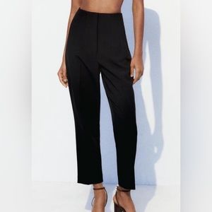 ZARA high waisted pants - Black